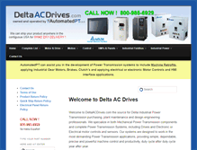 Tablet Screenshot of deltaacdrives.com